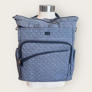 Lug Ace 2 Tote Bag Convertible Travel Backpack RFID Crossbody Lots Of Pockets